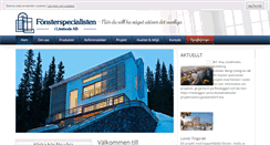 Desktop Screenshot of fonsterspecialisten.se